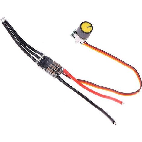 DC 7-26V sans balais pilote moteur DC moteur Drive carte vitesse contrôleur Regulator avec Potentiometer pour 2-6S 30A (1/5)
