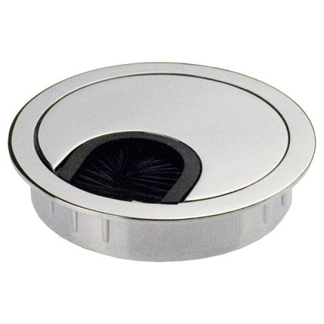 Veyhl Kabeldurchlass D: 80mm Edelstahllook,Zamak, B/H 80/13 (1/2)