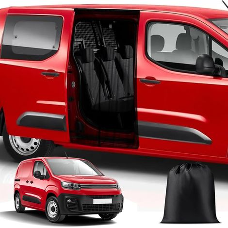 Moustiquaire Magnétique Personnalisée pour 2018-2025 Citroën Berlingo pour Porte Latérale, Moustiquaire Van pour Porte Latérale, Moustiquaire avec Fermeture éclair sur Porte Centrale,Seule Couche-pour (1/5)