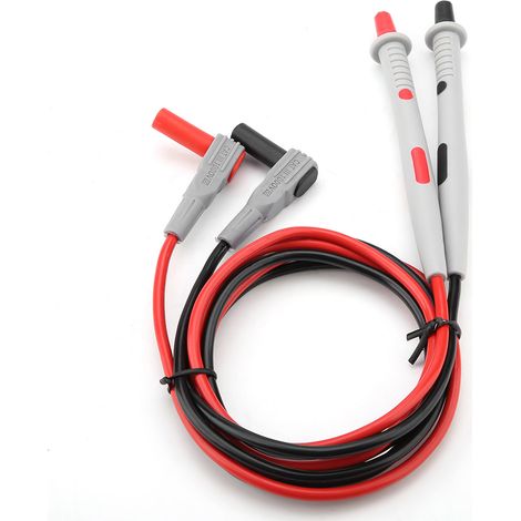 Jeu de cordons de test pour multimètre P1503D avec pinces crocodiles et pointes de sonde remplaçables (1/5)