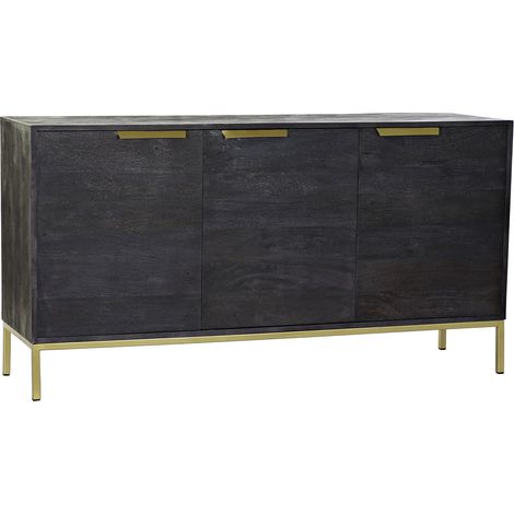 Mango -Buffet 145x41x77 Schwarzes Griff Material mehrfarbige Farbfamilienbuffets und TV -Möbeldetails (1/5)