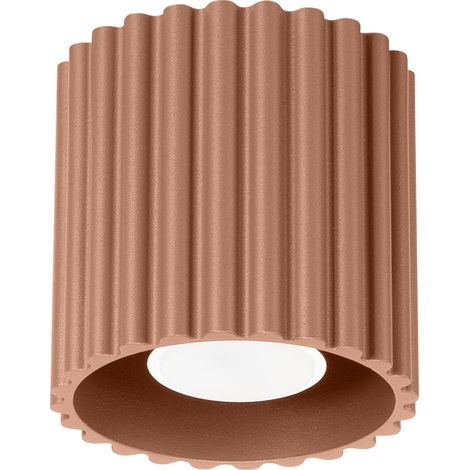 AURA 1 GU10 MOCCA ALU SOLLUX SL.1804 Deckenleuchte (1/5)
