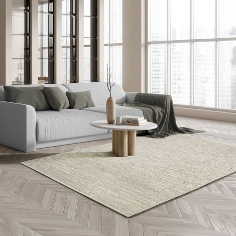 Bahar Shaggy tapis salon haut poil crème beige, 120 x 170 cm (1/5)