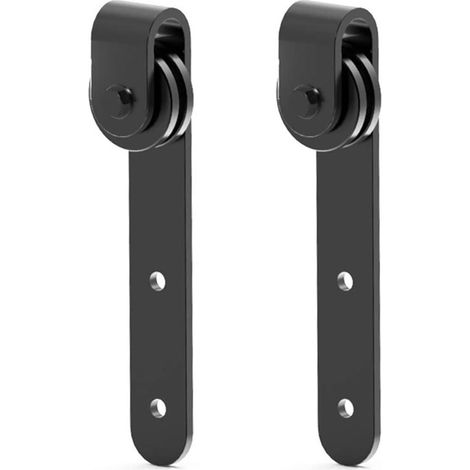 Kit de quincaillerie pour porte de grange Kit de quincaillerie for porte de grange coulissante d'armoire, super mini quincaillerie for porte coulissante Quincaillerie for porte de salon de cuisine Fac (1/4)