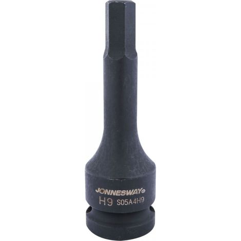 Jonnesway Klucz Imbusowy Udarowy 1/2" 9mm, herramienta profesional, alta resistencia, ideal para trabajos mecánicos exigentes, duradero y preciso, modelo S05A1009