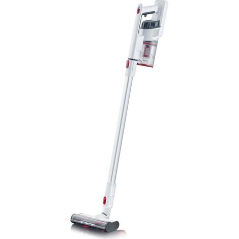 Severin – Aspirateur balai 2 en 1 – Batterie lithium-ion 22,2 V – 40 min autonomie – Puissance 120 W – Brosse rotative avec éclairage LED (1/7)