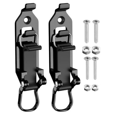 Support mural métallique pour pelle de toit, porte-outils, support utilitaire, accessoire sécurisé pour camion et camping-car, kit de montage d'origine (1/5)