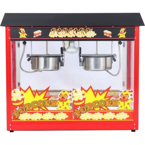 Machine à Pop-Corn Professionnelle Double - Dynasteel (1/5)