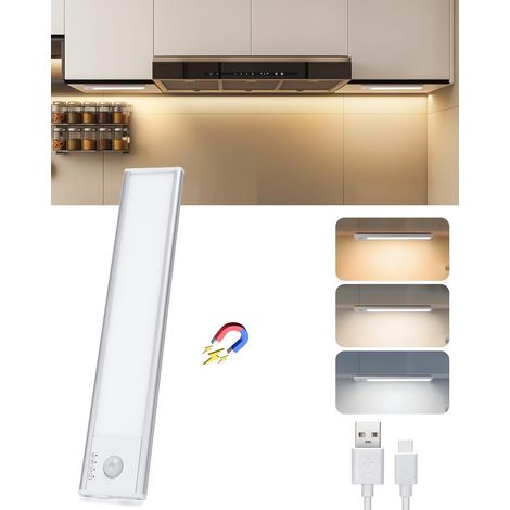 Aigostar luce armadio LED sottopensile sensore movimento USB 5W 5700K