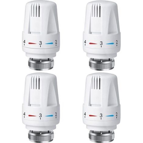 tête de thermostat de radiateur TRV M30 x 1,5, vanne thermostatique de radiateur, vannes de radiateur de radiateur pour système de chauffage pour la maison (1/5)