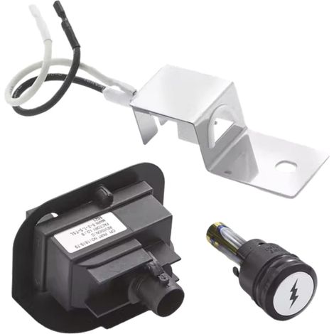 Kit d'allumage de rechange pour barbecue à gaz Weber Q1200 Q2200 64868, compatible avec les modèles 51010001 51040001 51040001