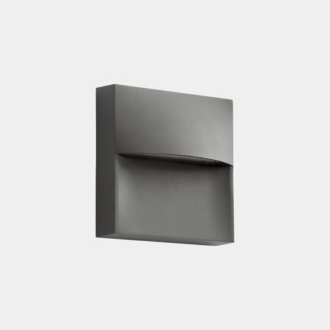 Lampade da parete IP66 Sam 140mm LED 3.5 SW 2700-3200-4000K ON-OFF Grigio urbano 269lm