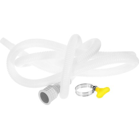 Tuyau D’évacuation pour Climatiseur Portable, Tuyau de Vidange Flexible en Pvc, Installation Facile, Usage Maison et Camping, 2m (1/5)