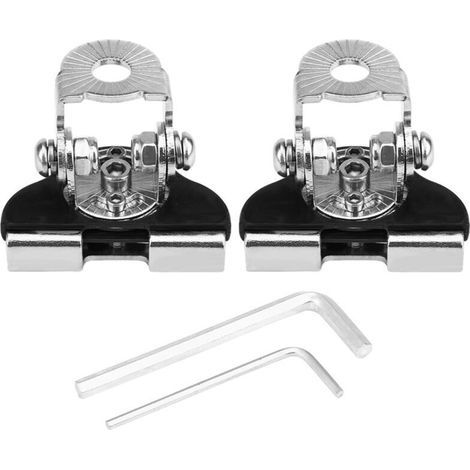 2 pièces de support de travail LED pour capot de voiture universel, lampe de travail hors route, support de montage,de (1/4)