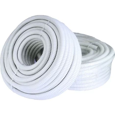 Manguera espiral de PVC Ø20 - rollo de 25 metros para evacuación de condensados