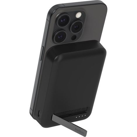 Batterie externe Belkin Banque d alimentation sans fil magnétique BoostCharge Pro 10000 mAh Noir pour iPhone 12 13 14 15 (1/5)