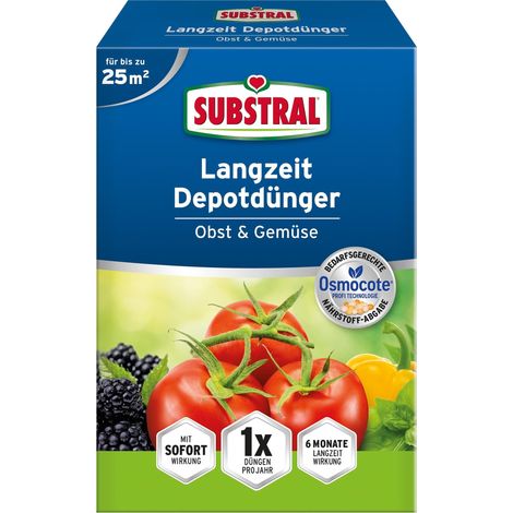 fertilizzante substral langzeit obst- & gemüsedünger 750g effetto immediato effetto prolungato