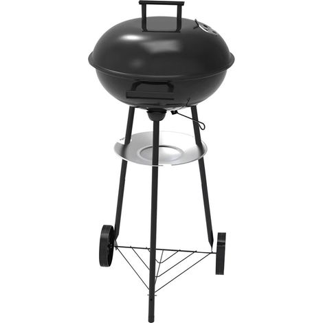 Barbecue portatile in acciaio a carbone Chasico con coperchio Ø435mm