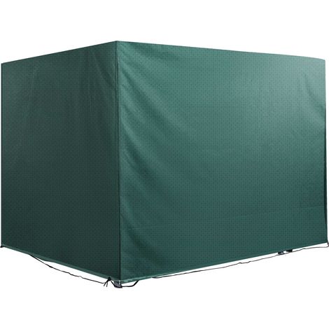Outsunny – Housse de protection pour balancelle de jardin 3 places – Toile PE étanche – Dimensions 215x155x150cm – Couleur vert (1/5)