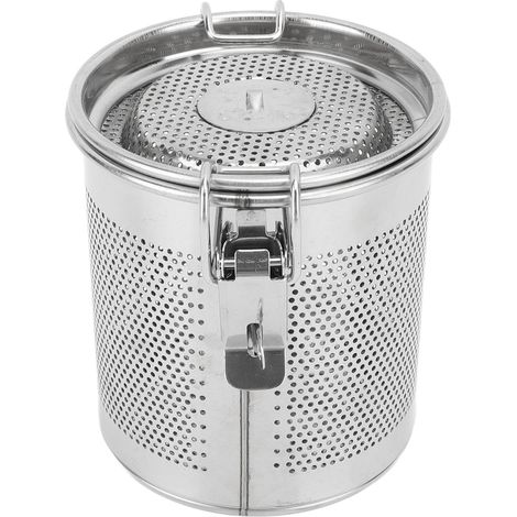 Boule à épices Infuseur à épices Panier en maille d'acier inoxydable Passoire à assaisonnement facile à nettoyer pour soupes et restaurants L (1/5)