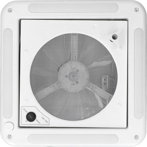 Ventilateur de Toit pour Camping-car, 12 V 3,6 W Réversible Exhuast Ventilateur Ventilateur de Plafond avec Lumière RV Ventilateur de Plafond pour Bateau.