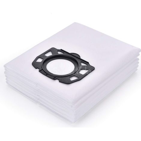 Sac Filtre Laine - Pour Aspirateur Humide Sec WD4 WD5 WD5/P MV4 MV5 MV6 - Compatible Original - 6 Pièces (1/5)