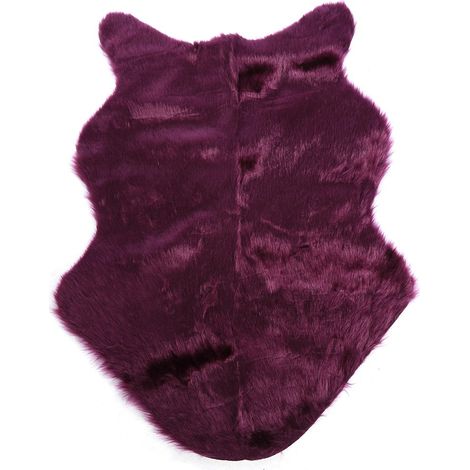 Tapis Shaggy - En Laine Synthétique - Pour Salon Chambre Canapé Fauteuil - 120 x 170 cm - Violet (1/3)