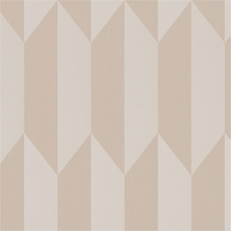 Exclusive luxury wallpaper wall Profhome 790861 hot embossed non-woven wallpaper textured with geometric shapes shimmering cream oyster white cream 5,33 m2 (1/5)