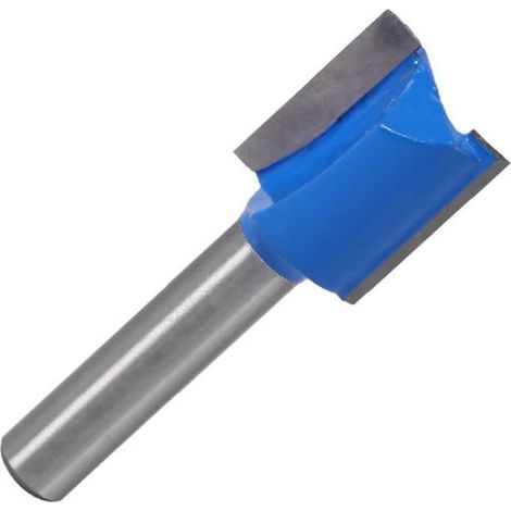 Fraise Droite - Carbure De Tungstène - Tige 8 Mm - Pour Bois Mdf Contreplaqué - Lot De 7 (1/4)