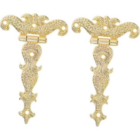 Angoily Lot de 2 charnières rétro pour coffret à bijoux vintage. (1/5)