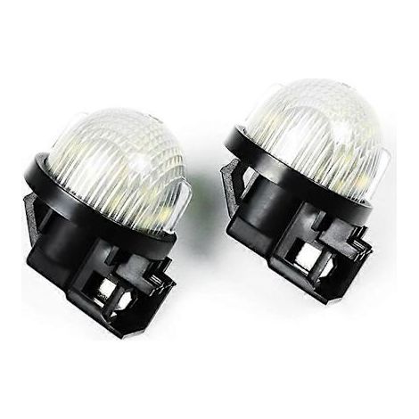 Satz von zwei LED-Kennzeichenleuchten für Jimny JB64 JB74 Modelle 2019 2020 2021, weiß Typ S. (1/5)