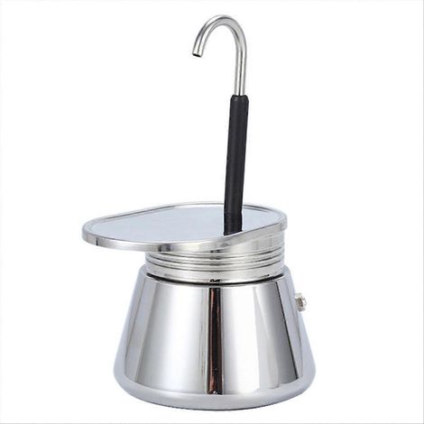 304 acier inoxydable mocka moka pot simple tube 50ml alimentaire nonslip thickened filtre (1/5)