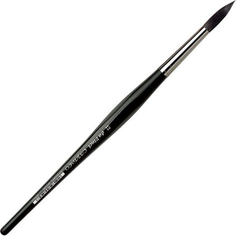 Pinceau - Rond - Aquarelle - Synthétiques - Da Vinci - Casanéo - 5598 - N°12 (1/2)