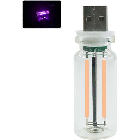 Multi-Color Veilleuse – Touch Dimming USB Powered – pour Chambre Desktop Gaming Room – Violet
