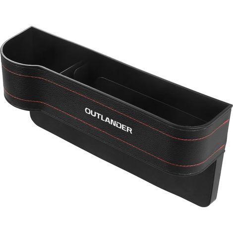 (Pour Outlander) Accessoires de rangement pour l'espace entre les sièges auto Mitsubishi Outlander, Lancer X, 9, EX, ASX, Pajero, L200, Colt, Eclipse, Ralliart, Triton, Delica (1/5)
