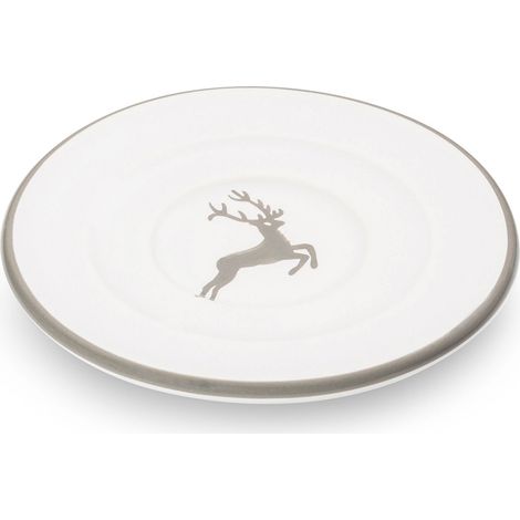 Gmundner Keramik Cerf gris Sous-assiette Espresso (Ø 11cm)