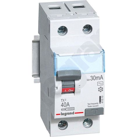 Interruttore differenziale P302 2P 40A 30MA TIPO AC TX3 (1/4)