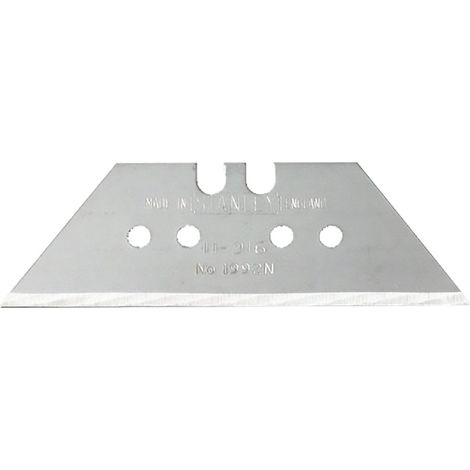 Lama a Trapezio per Cutter Sp. C Fori Stanley 100 Pezzi 61 x 33 mm 0,60 mm