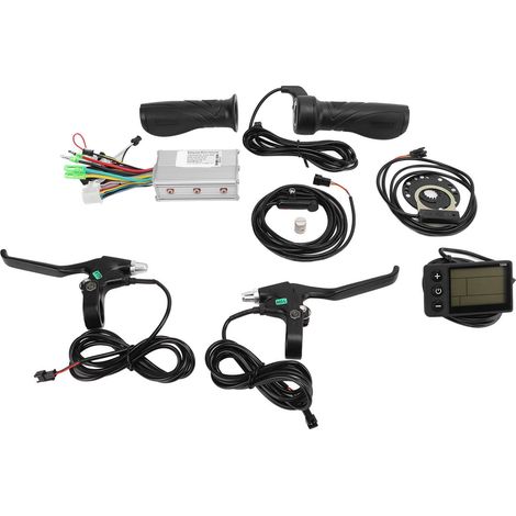 350W Contrôleur Vélo Électrique avec Écran LCD Dissipation Thermique Régulateur Moteur Sans Balais Kit 36/48V (1/5)