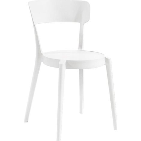 Chaise EXPRESSO en polypropylène style contemporain pour extérieur