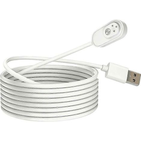 Câble de chargement magnétique de 3 m (10 pieds) pour caméras de sécurité Arlo Pro 3, Arlo Pro 4, Arlo Pro 5S 2K, Arlo Ultra et Arlo Ultra 2 (1/5)