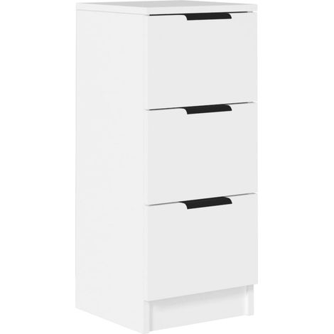 Credenza buffet cassettiera mobile contenitore organizer cucina soggiorno soggiorno 30 x 30 x 70 cm derivati del legno bianco 020030222