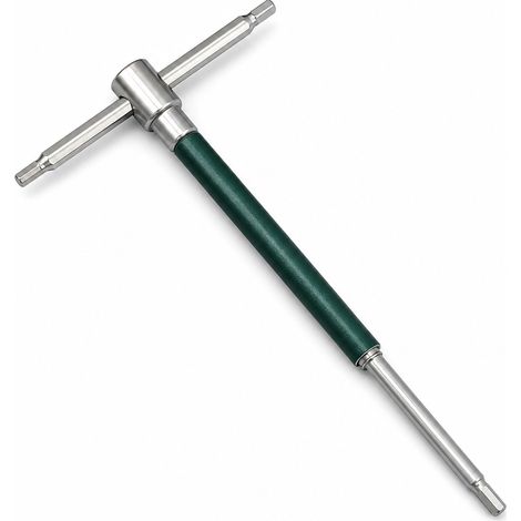 Clé mâle six pans en T coulissante 2,5 mm longue (1/5)
