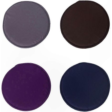 Coussin de siège portable pour camping, lot de 4 tapis ronds légers pour randonnée, pique-nique et activités en plein air (1/4)