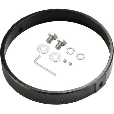 Anneau de phare rond de 7 pouces pour motos, boîtier en aluminium, universel pour motos tout-terrain B+m (1/5)