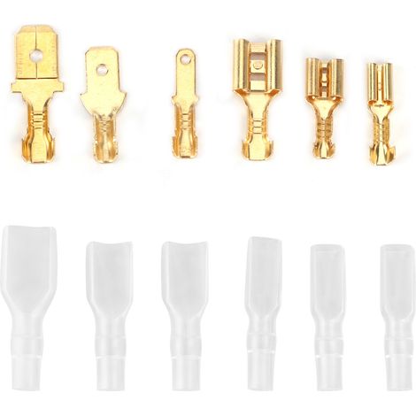 315 Stück Drahtklemmen, elektrische Stecker und Buchsen, Industriebedarf, 2,8/4,8/6,3 mm (1/5)