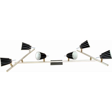 Lampadario Candellux Senso 6xG9 metallo nero satinato (1/2)