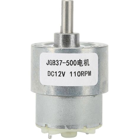 12V Gleichstrom-Getriebemotor 110 U/min, selbsthemmendes Schneckengetriebe, Turbinengetriebemotor für Industriemaschinen. (1/5)