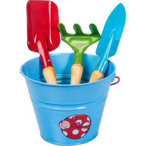Stocker Werkzeugset und blauer Eimer KIDS GARDEN