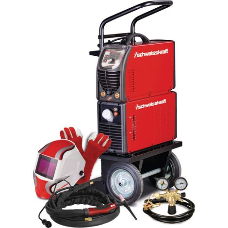 schweisskraft Tragbarer WIG AC/DC Inverter CRAFT-TIG 201 AC/DC P PULSE Set 2 (1/5)
